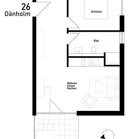Apartman Wreecher Idyll 26 Separates Schlafzimmer Bis Zu 4 Personen - Hunde Erlaubt Putbus